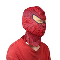 Gorro Infantil de Spider-Man con Estampado por Transferencia Térmica en Poliéster/ Gorro de Personaje de Película, Accesorio de Disfraz de Verano 25x22cm
