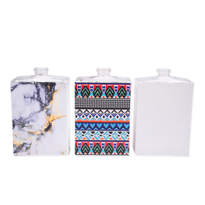 Custom Uv Afdrukken Op Parfum Fles Vierkante Heldere Glazen Fles Voor Luxe Parfum Met Uv Afdrukken Logo En Patroon Ontwerp - Product Image 5