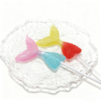 Vente en gros d'usine - Sucettes plates en cristal de 20g, formes de dessins animés assorties, bonbons durs sans sucre