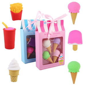 Gommes à effacer fantaisie colorées kawaii pour étudiants, école, bureau, papeterie, dessin animé pour enfants - Product Image 4
