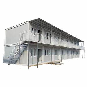 Casas Prefabricadas Plegables de Acero de 20 Pies, Tipo Sándwich, para Refugiados, Campamentos, Oficinas Temporales, Contenedor Expandible - Product Image 5