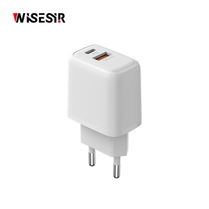 Caricatore Rapido WISESIR PD 20W QC 3.0 con Spina EU, Doppia Porta USB-C, Caricatore da Muro Portatile per <span class=keywords><strong>Samsung</strong></span> <span class=keywords><strong>Galaxy</strong></span> S24, Uso Domestico e Ufficio - Product Image 3