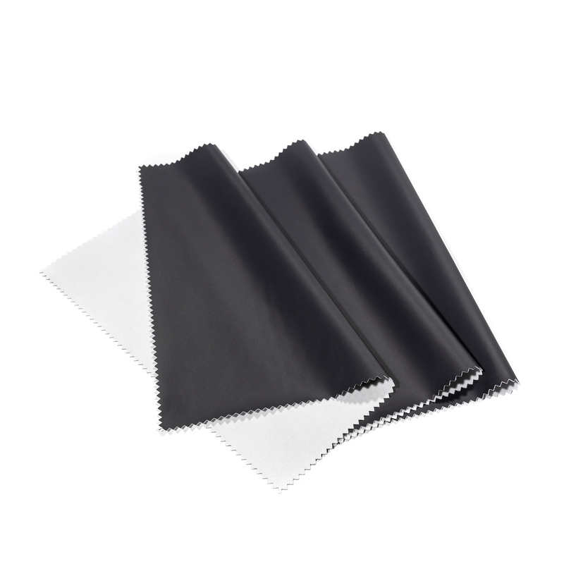 Black Thermoplastic Polyurethane Tpu Synthetic Leather