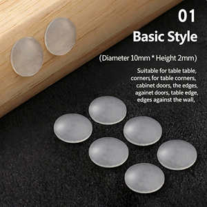 <b>Silicone</b> Anti-Collision Anti-Slip Pads Noise Reduction Wear Resistant Floor Protectors for Home Chairs Tables Cabinets - Product Image 2