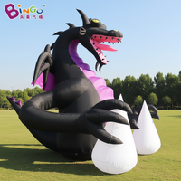 Dragon de la publicité gonflable géant personnalisé, modèle de dinosaure animal gonflable, décoration de dragon volant gonflable géant