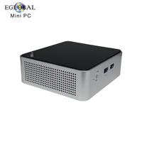 EGLOBAL 1 x DDR3-2133, admite un máximo de 8 GB. Mini PC con 2HD, 4USB, Intel Core I3-8109U, 2 Núcleos, 4 Subprocesos, 3.6GHz, el Mejor Ventilador