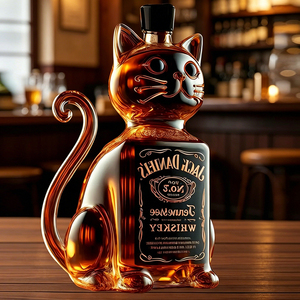 Vente en gros de carafes transparentes en forme de chien et de canard pour le vin et les spiritueux, bouteille de <span class=keywords><strong>whisky</strong></span> artisanale - Product Image 2
