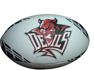 ลูกรักบี้ยูเนี่ยนดีไซน์ยอดเยี่ยมวัสดุยาง PU ขนาด5นิ้วเย็บด้วยมือแข็งแรงทนทานต่อทุกสภาพอากาศ - Product Image 4