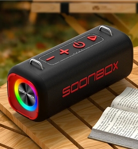 Soonbox <span class=keywords><strong>S9200</strong></span> Super Blue Tooth Basse Sans Fil Avec Microphone Extérieur Haute Qualité Portable Petit Subwoofer Rgb Led Lumière Haut-Parleur - Product Image 3