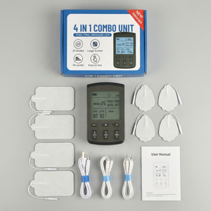Mini Martillo de Masaje 4 en 1 TENS EMS, 25 Modos, Impulsos de Baja Frecuencia, Batería Integrada, Control de Tiempo, 6 <span class=keywords><strong>Electrodos</strong></span> Premium - Product Image 6