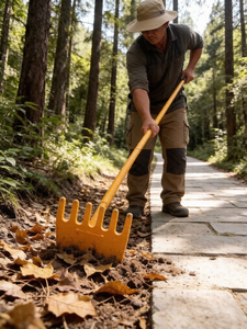 Rastrello Antincendio <span class=keywords><strong>TL</strong></span> con Manico in Acciaio Rinforzato, Grado Industriale, per Giardino e Foresta, Nuovo con Garanzia di 1 Anno - Product Image 6
