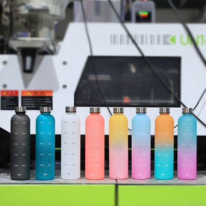 Offre Spéciale 1000ml Bouteille à boire <span class=keywords><strong>en</strong></span> plastique Gym Sport Logo personnalisé Bouteille d'eau <span class=keywords><strong>en</strong></span> plastique de <span class=keywords><strong>motivation</strong></span> avec marqueur de temps - Product Image 4