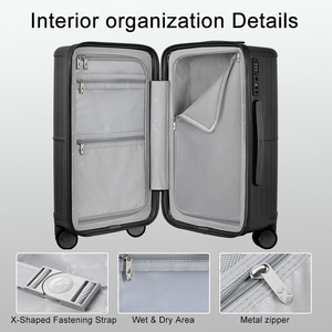 Valise grande capacité 20 26 30 pouces, surface résistante aux rayures, ensemble de bagages de voyage, roues multidirectionnelles durables, <span class=keywords><strong>sac</strong></span> à roulettes - Product Image 4