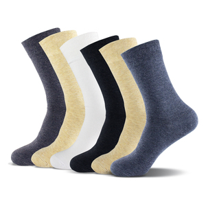 पुरुषों की गुणवत्ता बांस फाइबर व्यवसाय शास्त्रीय चालक दल सफेद काले रंग मुक्त फैशनेबल आकस्मिक शैली लोगो लुभावनी - Product Image 1