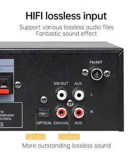 Directo de fábrica Mini LED <span class=keywords><strong>HIFI</strong></span> Karaoke <span class=keywords><strong>Amplificador</strong></span> BT 5,0 USB DSP Home Audio <span class=keywords><strong>Amplificador</strong></span> de potencia Precio <span class=keywords><strong>barato</strong></span> Receptor y <span class=keywords><strong>amplificador</strong></span> - Product Image 2