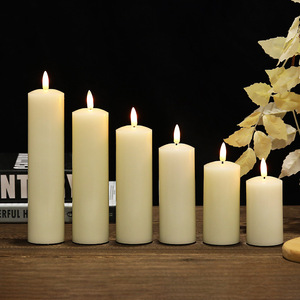 <span class=keywords><strong>Bougie</strong></span> <span class=keywords><strong>LED</strong></span> <span class=keywords><strong>de</strong></span> Noël sans flamme avec télécommande à piles Bougies pilier sans flamme pour décoration <span class=keywords><strong>de</strong></span> <span class=keywords><strong>table</strong></span> <span class=keywords><strong>de</strong></span> mariage - Product Image 2