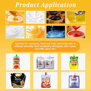 Rotary Pouch Filling <b>Machine</b> for Jam & UHT Milk | Automatic Spout Pouch Packing Equipment | Eraser Paste & Viscous Liquid Filler - Product Image 2