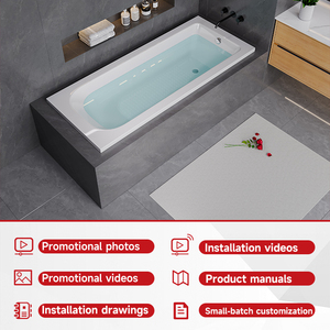 Kinglauren 140x70 Pologne Style Premium Blanc Walk in Intérieur avec Tablier Panneau Logement Baignoires Acryliques - Product Image 5