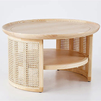 Senwell Décoration de la maison Table basse classique moderne de luxe Bureau Pieds en métal robuste Table basse en travertin en bois et fer