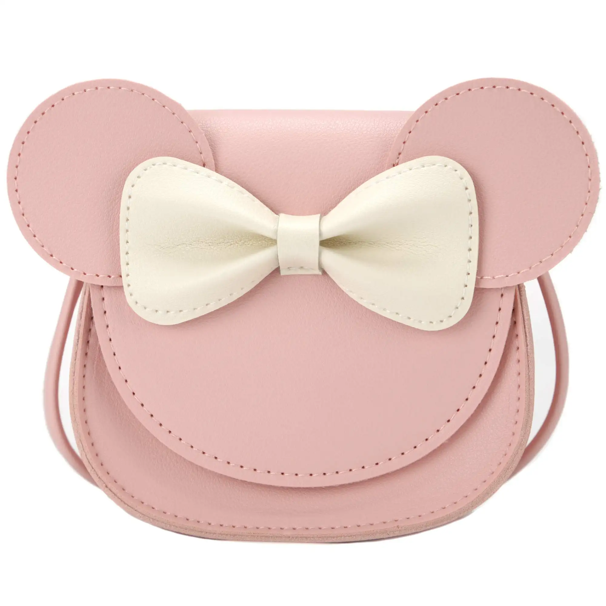 Kids Hand Bags Little Mouse Ear Bow PU Shoulder Handbag Custom handbags