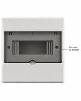 Boîte de distribution MCB en plastique ABS ignifuge IP66 2/4/6/8/10/12/14 voies, boîte de jonction extérieure