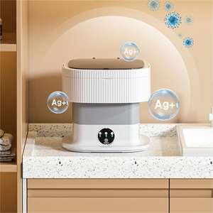 Portable 40W Semi Automatique Mini Machine À Laver Électrique Séchage Vêtements Blanchisserie Pliable Machine À Laver Pour La Maison - Product Image 4