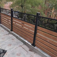 Prix d'usine Escalier Métal Balustrade Panneau Extérieur Décoratif Découpe Laser Panneaux Balcon Garde-corps Clôture avec Main Courante