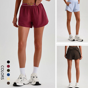 Shorts de yoga à séchage rapide effet seconde peau avec poches latérales, shorts de yoga push-up pour <span class=keywords><strong>femme</strong></span>, shorts de course - Product Image 1