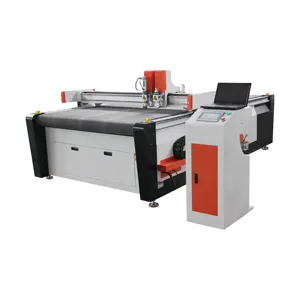 เครื่องตัดมีดสั่น CNC พร้อมแกนหมุน CCD และ CNC แบบเราเตอร์สำหรับกล่องโฟมยางรถ