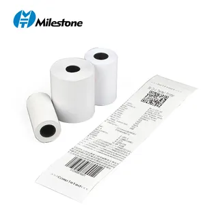 Gratis Sampel 80Mm 57Mm Kasir Sampai Pita Tanda Terima Pencetakan Papel Termico Pos Terminal Gulungan Kertas Termal