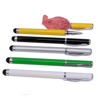 Stylet Transparent personnalisé de haute qualité en métal de bonne qualité pour l'utilisation promotionnelle de tablette capacitive de téléphone