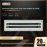 Diffuseur en forme de griffe en alliage d'aluminium pré-installé pour climatisation centrale avec garantie de 3 ans