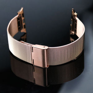 <span class=keywords><strong>Bracelet</strong></span> à boucle milanaise pour <span class=keywords><strong>Apple</strong></span> <span class=keywords><strong>Watch</strong></span> Series 5 6 <span class=keywords><strong>7</strong></span> <span class=keywords><strong>Bracelet</strong></span> en acier inoxydable <span class=keywords><strong>45</strong></span> 44 42 41 40 38 <span class=keywords><strong>mm</strong></span> Compatible avec Iwatch 4 5 - Product Image 2