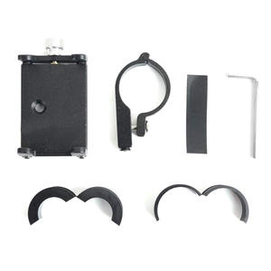 Aluminum Alloy Phone Holder For Bicycles <b>Electric</b> <b>Bikes</b> Motorcycles One Size Black With One Touch Release - Product Image 4