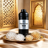 Resin Perhiasan Filigree NOVA3D 1kg, Resin UV Curing, Cetakan Lilin untuk Perhiasan Cincin, Gelang, Liontin Filigree Berongga yang Indah