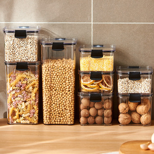 Réservoir de stockage en plastique transparent de qualité alimentaire pour les collations sèches - Product Image 1
