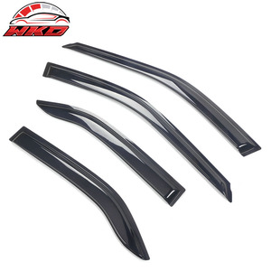 Viseras para ventanas de Mitsubishi Mirage Sedan 97-01, deflectores de sol y lluvia, 4 piezas. - Product Image 2