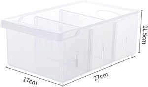 Modern Transparent PP <b>Plastic</b> Storage Box for Household Desktop Cosmetic Snack <b>Food</b> Injection Capacity 10kg - Product Image 3