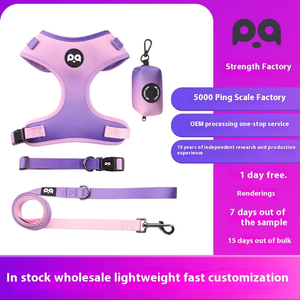 <span class=keywords><strong>Harness</strong></span> Anjing Mewah Desainer Berbahan Jaring dengan Bantalan, Set <span class=keywords><strong>Harness</strong></span> Anjing Gaya Fashion Terbaru yang Sedang Tren, <span class=keywords><strong>Harness</strong></span> Anjing Motif Mewah dari Nilon - Product Image 6