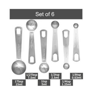 Juego de Tazas y Cucharas Medidoras de Acero Inoxidable, Tazas y Cucharas, Utensilios de Cocina para Cocinar y Hornear - Product Image 3