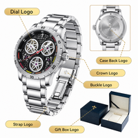 Fabrik OEM ODM Saphir Spiegel Edelstahl armband Herren Luxus uhr Automatische mechanische Uhr