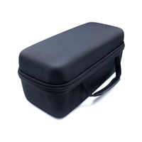 Étui de transport portable pour projecteur EVA avec sangle de transport, poche en filet, sac de rangement pour projecteur et accessoires pour home cinéma