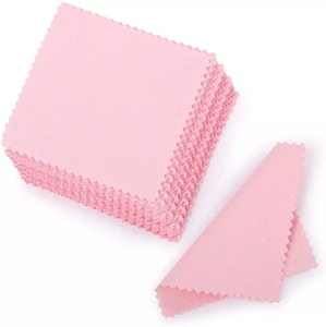 Chiffon de nettoyage pour bijoux en microfibre, chiffon de polissage pour bijoux en argent, pour lunettes, or, diamants, nettoyage et polissage - Product Image 1