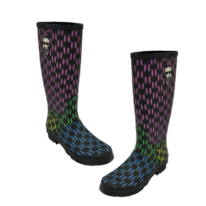 निविड़ अंधकार देवियों रंगीन के लिए अनुकूलन निर्माता महिला बारिश जूते महिला - Product Image 1