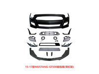 Remplacement pour Mustang 2015-2017, pare-chocs avant, mise à niveau vers un kit carrosserie de style GT500, kit de pare-chocs de voiture avec lampe