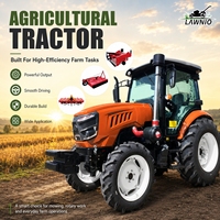 Tractor 4x4 de Alto Rendimiento LAWNIO con Motor Diésel de 4 Cilindros, Potente Motor Diésel para Transporte Agrícola