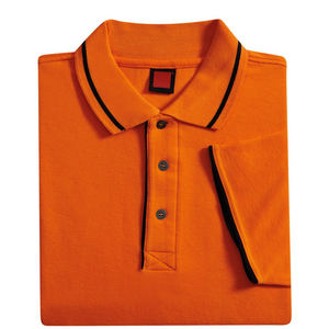 Polo à manches courtes pour homme avec col et poignets contrastés Vêtements quotidiens tricotés respirants pour les vacances et l'été Doux et élégant - Product Image 2