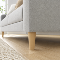Pied de table cylindrique en plastique de 115 mm, pieds ronds pour salle à manger, bureau, banc, chaise, pièces de meubles