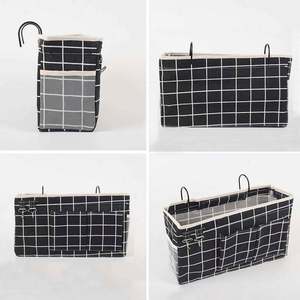 กระเป๋าจัดระเบียบอเนกประสงค์แบบพกพาสำหรับเดินทาง รุ่นขายดีประจำปี 2021 สีดำลายตาราง สำหรับใส่เครื่องสำอางและของจุกจิก - Product Image 4