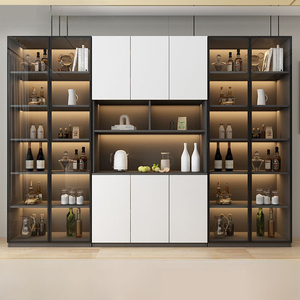 <span class=keywords><strong>Buffet</strong></span> latéral moderne de luxe autoportant, <span class=keywords><strong>buffet</strong></span> modulaire, cuisine, <span class=keywords><strong>blanc</strong></span>, grand placard de rangement pour aliments, armoire de rangement - Product Image 6